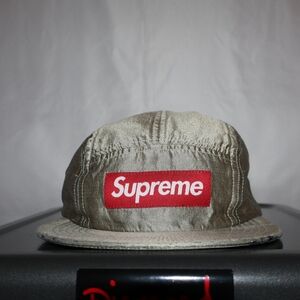 Supreme Khaki Cap with Red Logo